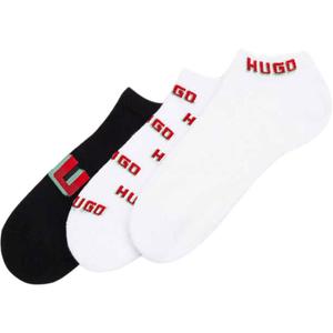 Носки мужские щиколотка 3 пары HUGO BOSS, черный