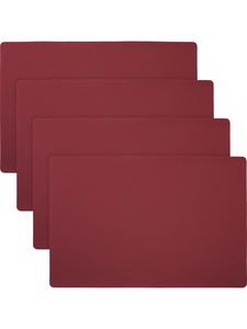 Erwin Müller Набор салфеток под тарелки, 4 шт , цвет Lagoa, бордовый