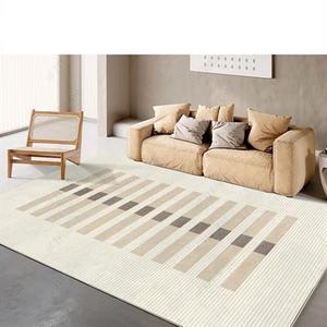 Saint Valentine Ковер 120х160 см для гостиной в стиле wabi-sabi, светлый, скандинавский, из толстого искусственного меха