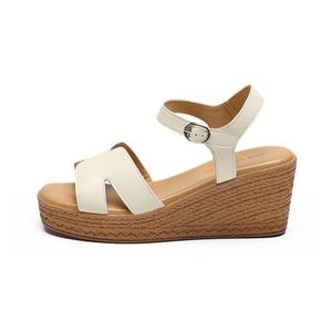 Сандалии с одним ремешком женские ZHR, Beige