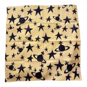 Vivienne Westwood Хлопковая шелковая шаль Unisex Yellow