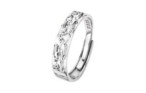 ENFANTIN Кольцо из серебра 925 пробы с покрытием из серебра 999 пробы Unisex