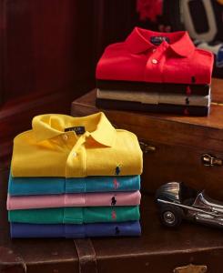 Рубашка-поло из хлопковой сетки для новорожденных, маленьких и больших мальчиков Polo Ralph Lauren, серый