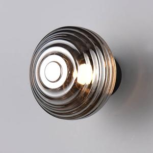 Светодиодный настенный светильник Reality Leuchten Earl, дымчатое стекло / железо - 1-светло-серый