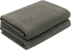 Банные полотенца Zollner 00000320 2er-Set, серо-коричневый