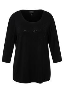 Топ с длинными рукавами Ulla Popken, черный