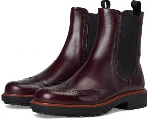 Женские ботинки Chelsea Wingtip ECCO Metropole Oslo, Dark Ruby