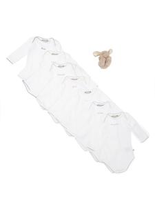 Bonpoint боди с длинными рукавами, белый