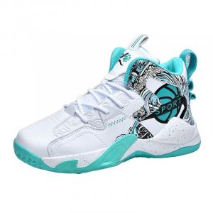 Баскетбольные кроссовки Basketball Shoes Men Mid-Top Kuding, белый/фиолетовый