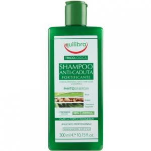Укрепляющий шампунь против выпадения волос с алоэ, арганой и кератином 300мл, Equilibra
