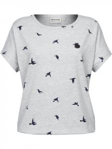 Футболка "Schnella Baustella" серого цвета. naketano