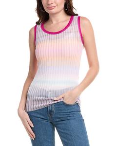 Миссони ребристая майка M Missoni, розовый