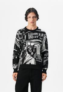 Джемпер HUF WORLDWIDE COMMUTER SWEATER UNISEX, Black