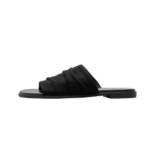 Тихие нескользящие сандалии-слайдеры женские Puppytown, Black