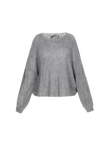 DreiMaster Женский свитер серого меланжевого цвета