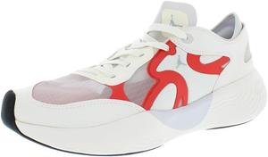 Мужские кроссовки Jordan Delta 3 Low White/Chile Red-Black (DN2647 160), серый/бежевый