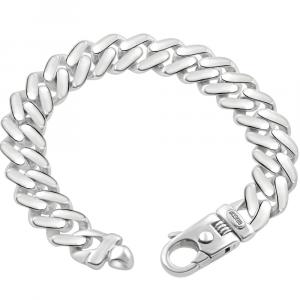 Мужской кубинский браслет из 14-каратного золота (78 грамм) или платины (146 грамм) 13,5 мм, звенья 8,75 дюйма Pompeii3, 14K Rose Gold