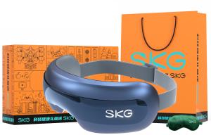 SKG Массажная маска для глаз со Smart Music Bluetooth, термотерапия с воздушной подушкой, видимое окошко, складная, практичная E3 2