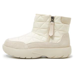 Теплые короткие зимние сапоги женские OULISASI, Ecru