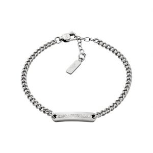 EMPORIO ARMANI Серебряный браслет из нержавеющей стали для мужчин