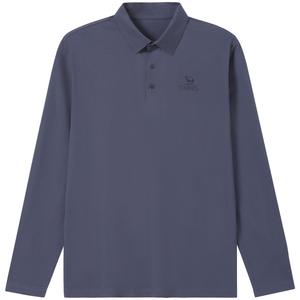 Футболка-поло Urban Function Series мужская с воротником, тонкая, прямая посадка CAMEL, charcoal серый синий