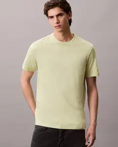 Футболка мужская с коротким рукавом и монограммой Calvin Klein Jeans, светло-зеленый