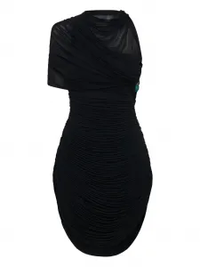 Платье мини Beach Glass асимметричного кроя Christopher Esber, черный