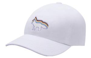 Maison Kitsune Бейсболка унисекс белая, White