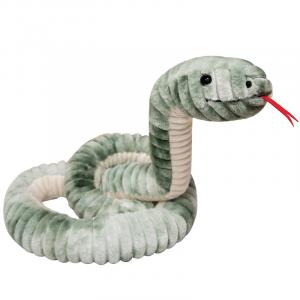 MENGMENGBUNNY Плюшевая игрушка Creative Big Green Snake