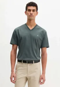 Базовая футболка с коротким рукавом, v-образным вырезом и логотипом. Marc O'Polo, Skipping Stone