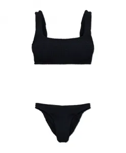 Ксандра в бикини Hunza G, черный