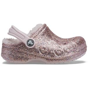 Детские слипоны Baya с подкладкой для малышей и детей младшего возраста Crocs, Barely Pink