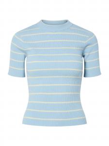 PIECES Свитер в светло-голубом цвете