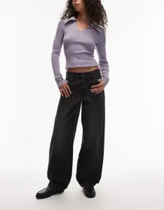 Черные мешковатые джинсы Levi's