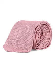 Галстук с узорной интарсией Kiton, розовый