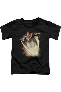 Детская футболка с коротким рукавом "Супермен" Gildan, черный