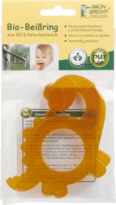 Прорезыватель органический натуральный каучук динозавр 1 шт. Grünspecht