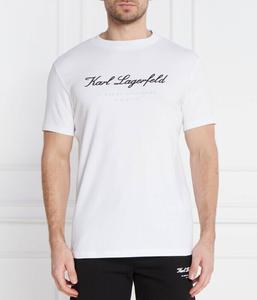 Футболка Karl Lagerfeld Regular Fit, белый / черный