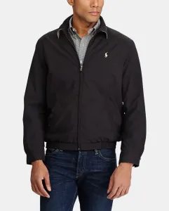 Мужская куртка с двойной ластовицей из микрофибры Polo Ralph Lauren, черный