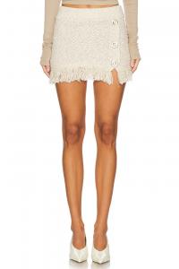 Мини-юбка на пуговицах Angelina Asta Resort, snow