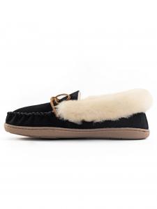 Мокасины Minnetonka Alpinsheepskin, черный