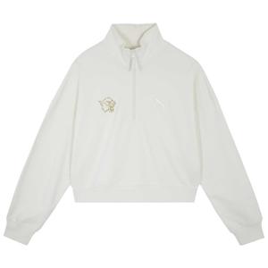 PUMA Толстовка Women's White с полузастежкой