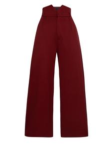 Широкие брюки JIORO ESSENTIALS, бургундия