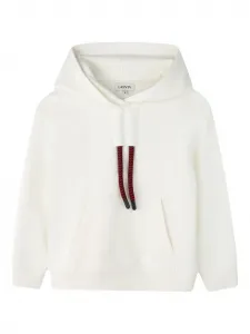 Худи с вышитым логотипом Lanvin Enfant, белый