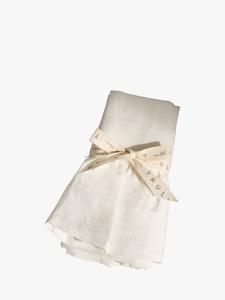 Чистый льняной чайный полотенец Truly, White