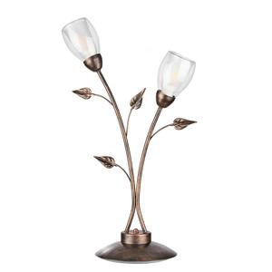 Настольная лампа ONLI Liliana Typ B, прозрачное стекло / железо - 1 лампа