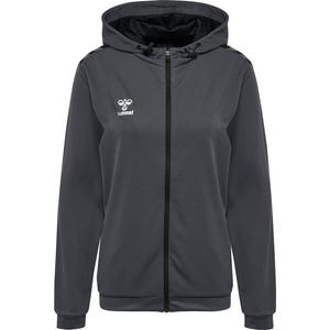 Толстовка с капюшоном hmlauthentic pl zip hoodie woman Hummel, цвет asphalt