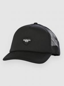 Бейсболка Carhartt WIP Heart Patch Trucker Cap, black