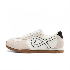 Весенние универсальные кроссовки для скейтбординга в спортивном стиле с мягкой подошвой, модные легкие повседневные туфли цвета экрю для женщин JOSINY, Ecru