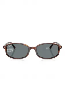 Солнцезащитные очки прямоугольной формы Sam Ray-Ban, коричневый